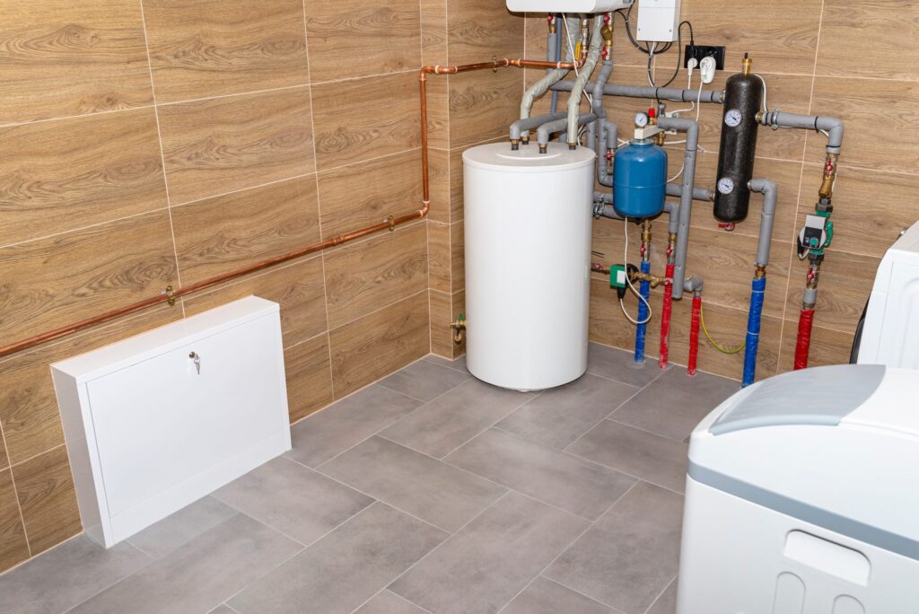 Residential water heater and plumbing system installed in Redlands